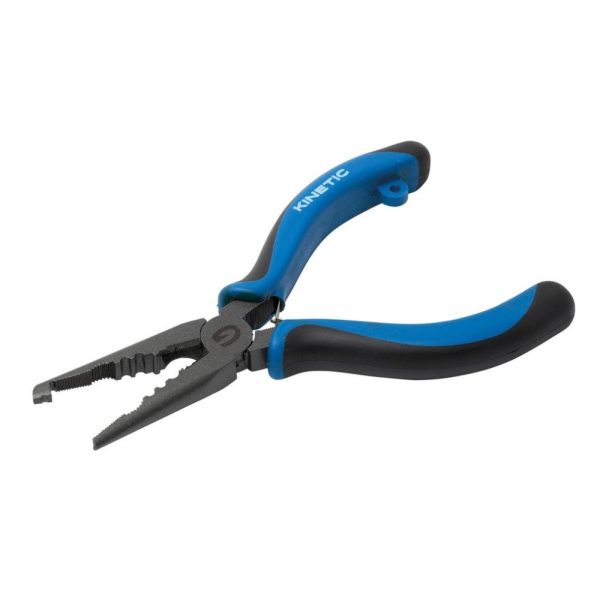 KINETIC CS Pinza per anelli a spacco resistente 16,51cm A becco curvo Blu/Nero Pinza