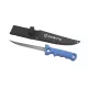 KINETIC Coltello da filetto con impugnatura morbida 17,78cm Blu/Nero Coltello