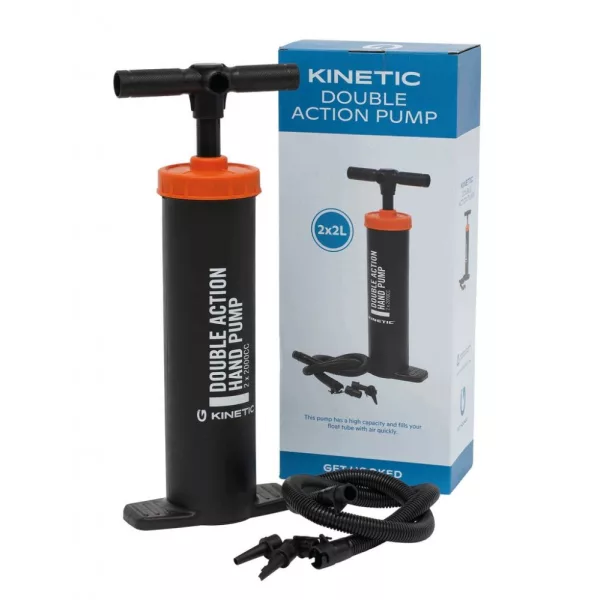 KINETIC Double Action Pump 2x2L Black/Orange Pompa per barca