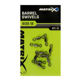 Matrix Barrel Swivels 12 Girelle a barilotto 10pz