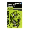 Matrix Snap Link Swivels Girelle con Clip 16 10pz