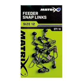 Matrix Feeder Bead Snap Links 12 Girella a Scatto 10 pz