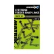 Matrix X-Strong Feeder Bead Snap Links 10 Girelle con Clip 10pz