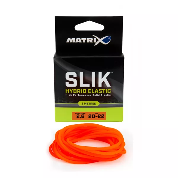 Matrix Matrix SLIK Elastic Size 20 - 22 (2.6mm) Arancione Gomma per roubasienne