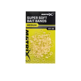 Matrix Super Soft Bait Bands Anelli per Pellet Medie 100pz