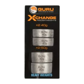   Accessorio pasturatore laterale Guru X-Change Distance Feeder Pack Heavy 40+50gr - Kit pesi intercambiabili