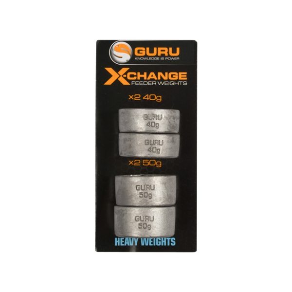 Accessorio pasturatore laterale Guru X-Change Distance Feeder Pack Heavy 40+50gr - Kit pesi intercambiabili