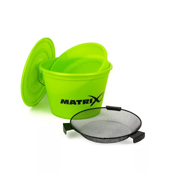 Matrix Lime Bucket Set Inc.Tray and Riddle Set secchio