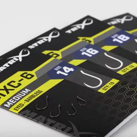   Matrix MXC-6 20 Ami da Pesca Senza Ardiglione con Occhiello 10pz