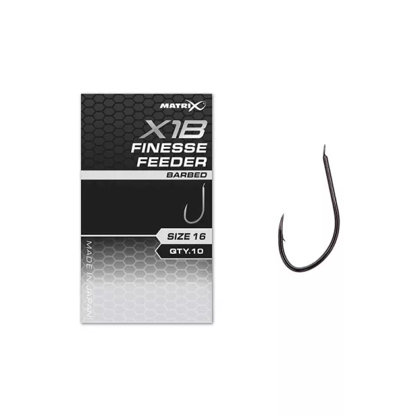 Matrix X1B Finesse Feeder 18 Barbed Amo con Paletta e Ardiglione 10pz