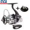 Tica GALANT LongCast 4000 Mulinello da lancio lungo con frizione anteriore 7+1BB con stella per frizione rapida