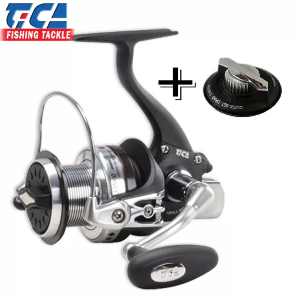 Tica GALANT LongCast 4000 Mulinello da lancio lungo con frizione anteriore 7+1BB con stella per frizione rapida