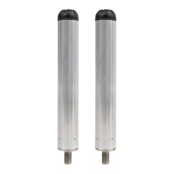 Matrix Silver Leg Extension Estensione Gamba Panchetto da Pesca 2pz 25mm/150mm