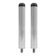 Matrix Silver Leg Extension Estensione Gamba Panchetto da Pesca 2pz 25mm/150mm