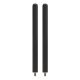 Matrix Black Leg Extension Prolunga Gamba per Piattaforma da Pesca 2 pezzi 25mm/300mm