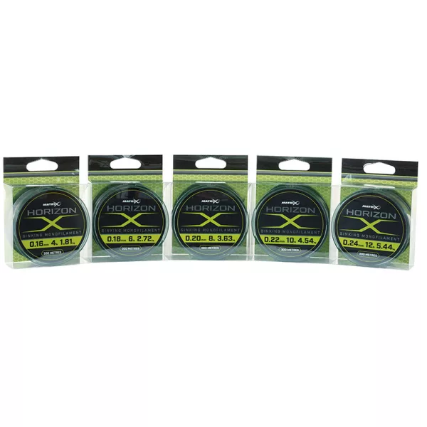 Matrix Horizon® X Sinking Mono 4lb - 0.16mm Filo monofilamento