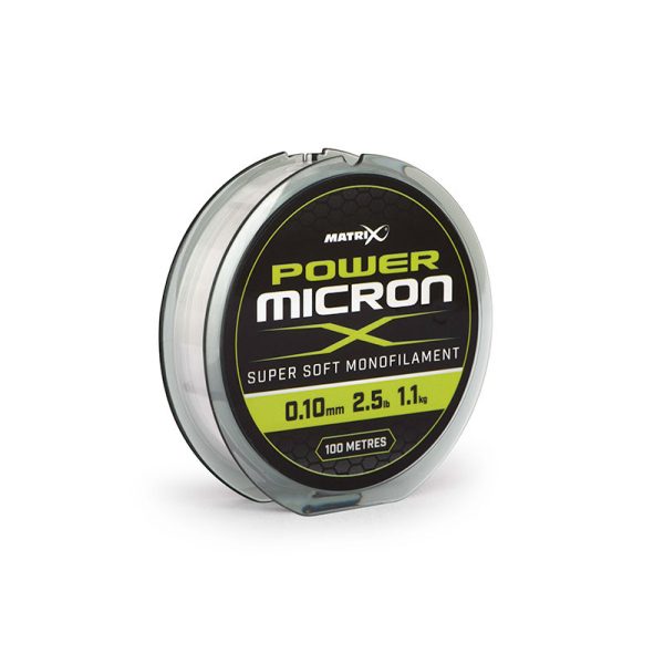 Matrix Power Micron X 0.10mm - 2.5lb 100m Filo Monofilo