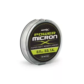 Matrix Power Micron X 0.11mm - 3.0lb 100m Filo Monofilo