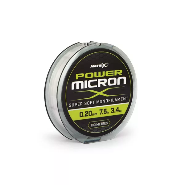 Matrix Power Micron X 0.20mm - 7.5lb 100m Filo Monofilamento