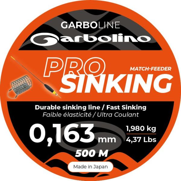Garbolino Garboline Pro Sinking 0,233mm 500m Monofilo Affondante Filo madre