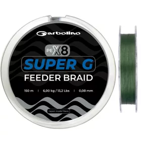   Garbolino Super G Feeder Braid 0,12mm 150m trecciato da feeder
