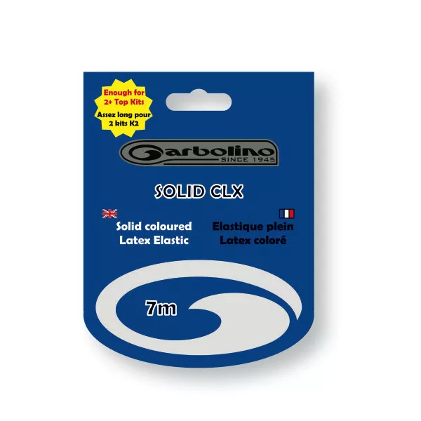 Garbolino ELASTIQUE LATEX COLORE elastico per roubasienne 0,6 MM / elastico pieno per roubasienne