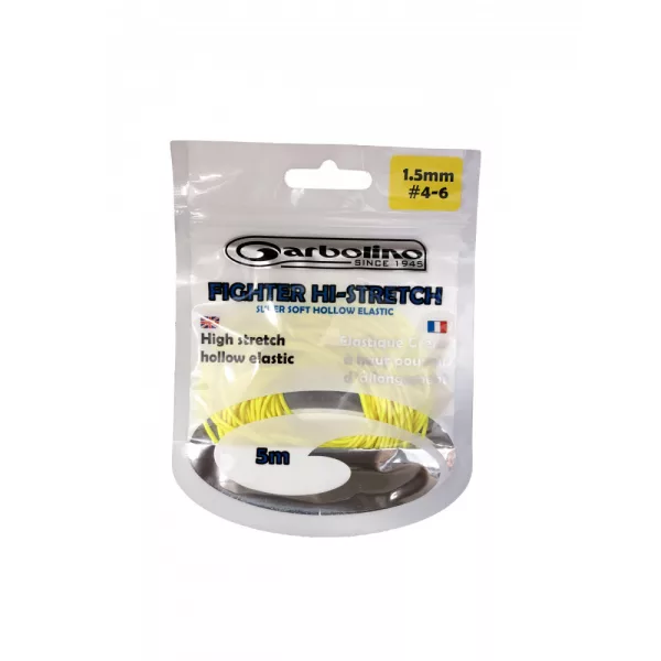 Garbolino Elastic Hollow Super Soft Fighter elastico cavo per roubasienne 1,5 / elastico cavo premium 5m