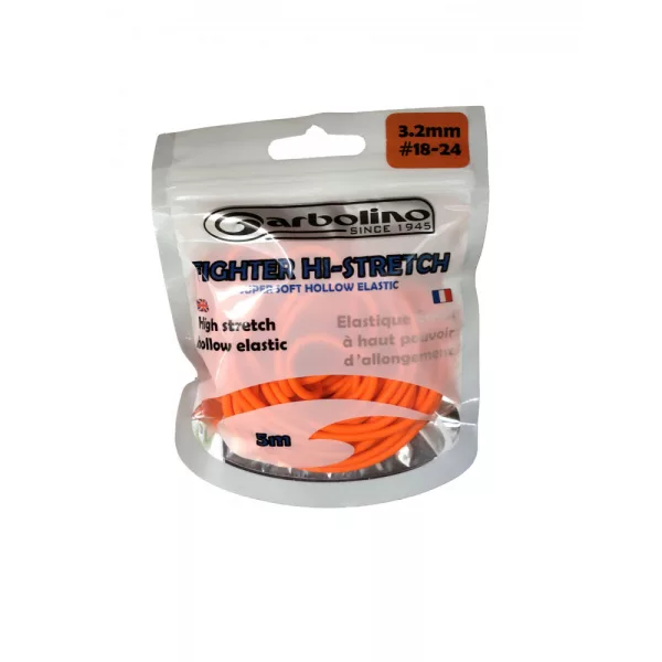 Garbolino Elastic Hollow Super Soft Fighter elastico cavo per roubasienne 3,2 / elastico cavo premium