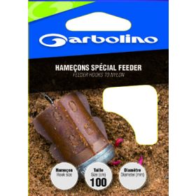 GARBOLINO FEEDER HOOKS 16 (SIZE 16 LINE 0,12mm) amo legato