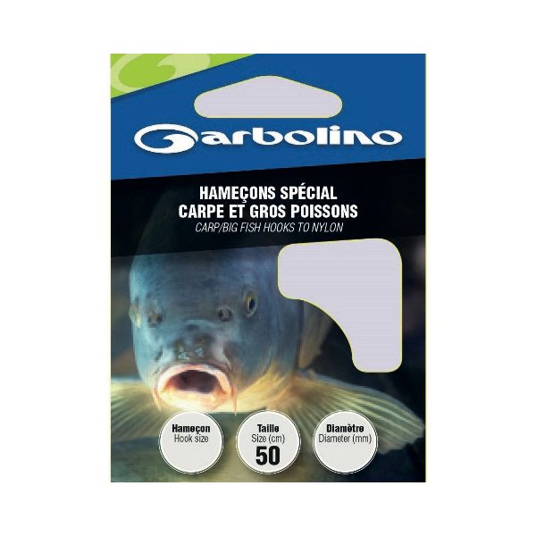 GARBOLINO CARP/BIG FISH HTN 6 (SIZE 6 LINE 0,22mm) amo pre-legato