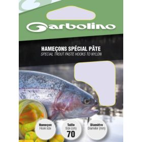   Garbolino Ami Trota Pasta su Nylon 6 a Paletta, con Ardiglione Prelegati in Monofilo 10pz