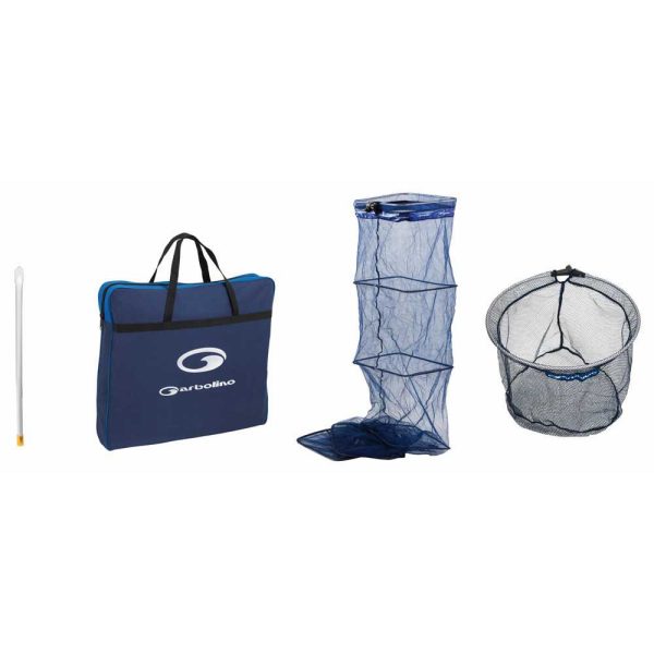 Garbolino Set Nassa da Competizione Leader Keepnet e Testa Guadino