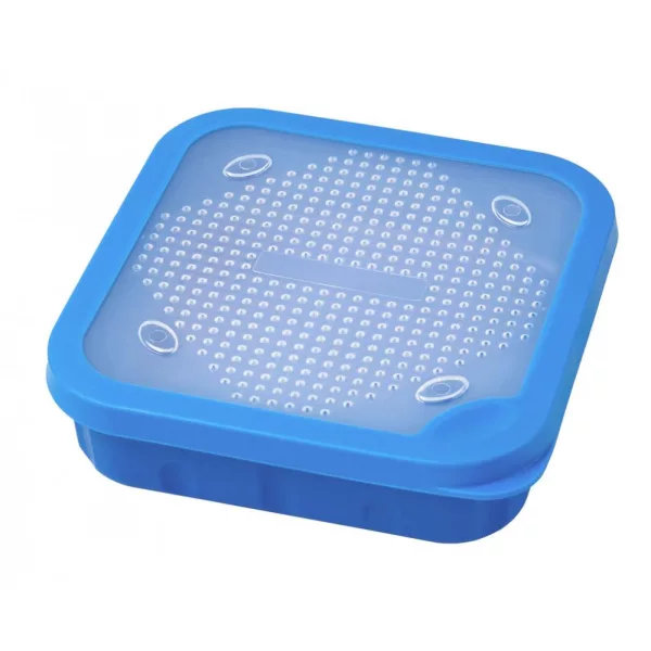 Garbolino scatola per esche 1 litro blu / scatola con coperchio