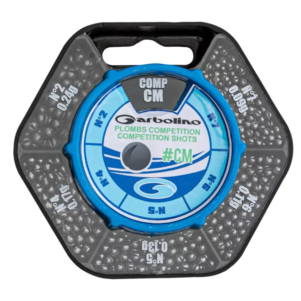 Garbolino 5 WAY MICRO SHOT DISPENSER (SIZES 7-6-5-4-2) set di piombi pallini / set di piombi