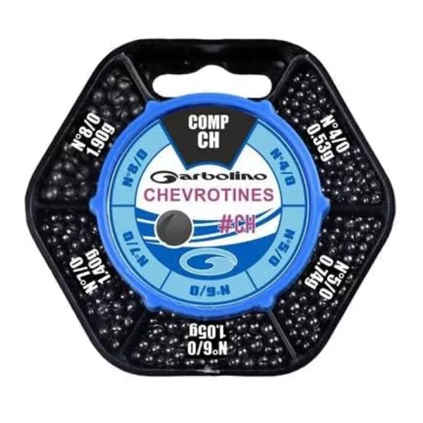 Set di piombi a pallini Garbolino CHEVROTINES COMPETITION - BOITE DISTRIBUTRICE 5 CASES