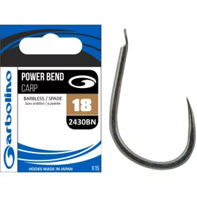   Garbolino - AMI MATCH COMMERCIALI - POWER BEND CARP 2430BN - SENZA ARDIGLIONE 10 ami