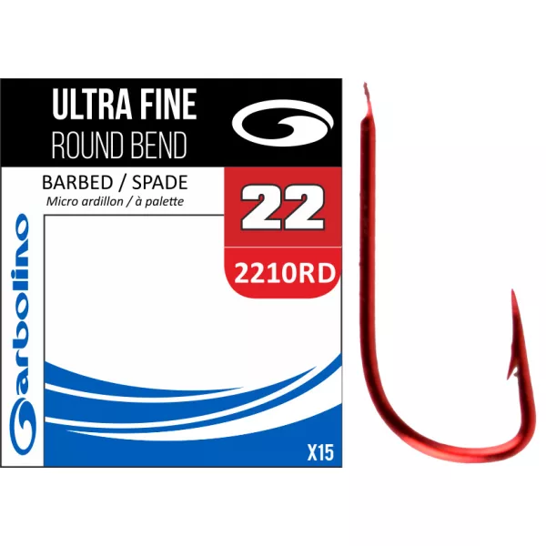 Garbolino SUPRA FINE RED ROUND BEND / 2210RD 22 ami