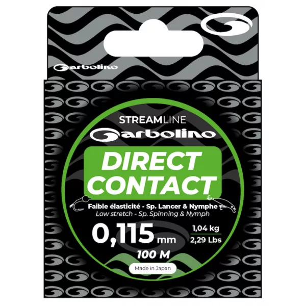 Garbolino - STREAMLINE TOC CONTACT - 100M - Filo principale - Filo monofilo - Filo da trota
