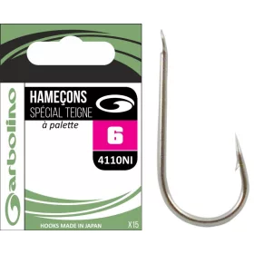   Garbolino - STREAMLINE TROUT HOOKS 4110NI - Amo offset da spinning - Amo da trota - Amo con ardiglione, Amo con paletta