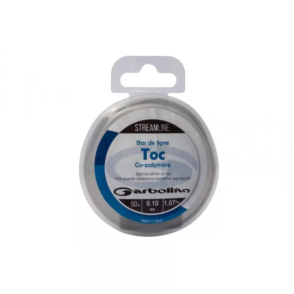 Garbolino - STREAMLINE MONO BL INVISIBLE - Monofilo da terminale - Filo monofilo - Filo da trota 0,12mm