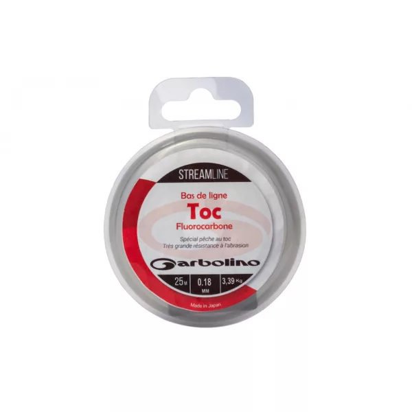 Garbolino - STREAMLINE FLUORO BL INVISIBLE - Monofilo da terminale - Filo monofilo - Filo da trota 0,12mm