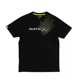 Matrix Hex Print T-shirt nera S