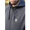 Matrix Charcoal Marl Zip Hoody Felpa XL