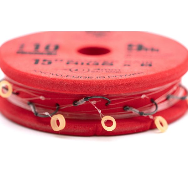 Guru SMWG Bait Bands 10 con occhiello, senza ardiglione, amo pre-legato in monofilo 8 pz