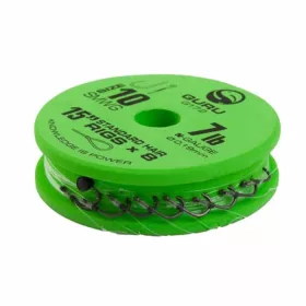   GURU SUPER MWG STANDARD HAIR READY RIGS 15 Size 14 (0.19mm) amo pre-legato
