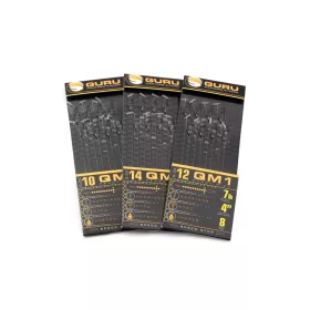   Guru QM1 Speed Stop 12 con occhiello, senza ardiglione, amo pre-legato in monofilo 8 pz
