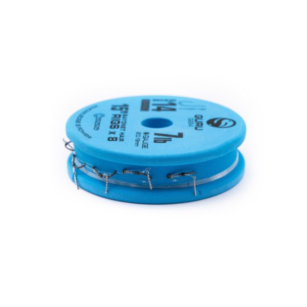 Guru SMWG Bayonet Rig 14 con occhiello, senza ardiglione, amo pre-legato in monofilo 8 pz