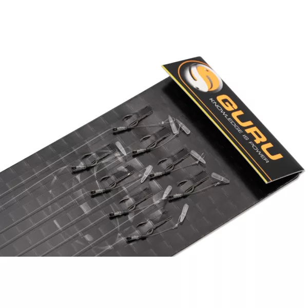 Guru SMWG Speed Stop Rig 10 con occhiello, senza ardiglione, amo pre-legato in monofilo 8 pz