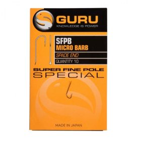   Guru Super Fine Pole amo misura 24 (Con ardiglione/A paletta) - amo