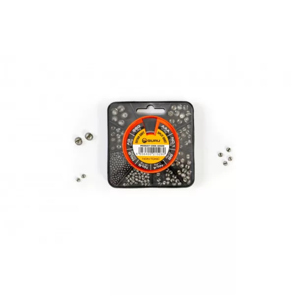 Guru 8 Compartment Non-Toxic Shot Box Scatola di piombi